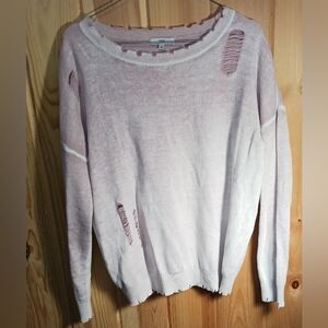Fate Distressed Faded-look Women's Sweatshirt/Sweater